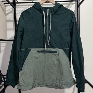 Zine - Green Color block Windbreaker
